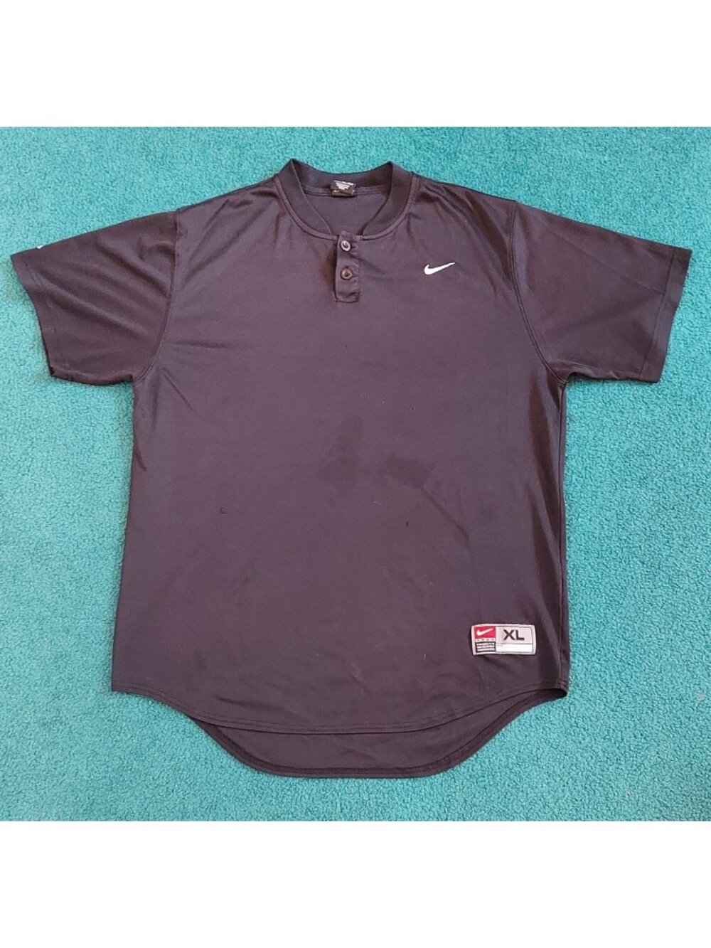 Nike Team Polo Shirt Athletic Shirt Short Sleeve Men's Size X-Large Black Read